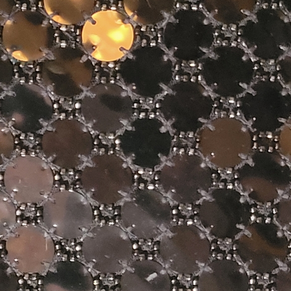 * New Allurite SEQUIN Decor Metallic Bidycon skirt - Picture 2 of 7